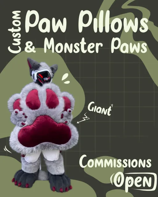 Custom Paw Pillows & Monster Paws